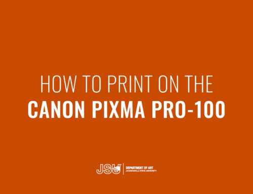 How to Print on a Canon Pixma Pro (from Photoshop)